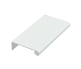 Epco DP41-WH-3 Aluminum Edge Pull, 2" CTC, 3" OA Length - Gloss White Powdercoat Finish