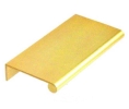 Epco DP41-B Aluminum Edge Pull, 1" CTC, 1-1/2" OA Length - Satin Brass Finish Anodized Finish