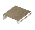 Epco DP41-SS Aluminum Edge Pull, 1" CTC, 1-1/2" OA Length - Anodized Stainless Finish