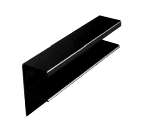 Epco DP414-BL Aluminum Drawer Pull, 1-7/8" CTC, 3-7/8" OA Length - Satin Black Anodized Finish