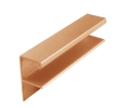 Epco DP414-BZ Aluminum Drawer Pull, 1-7/8" CTC, 3-7/8" OA Length - Satin Bronze Anodized Finish