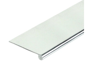 Epco DP42-L-PA Aluminum Edge Pull, 6 Ft. OA Length - Polished Aluminum Anodized Finish