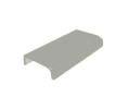 Epco DP43-A Aluminum Drawer Edge Pull, 1-7/8" CTC, 3-7/8" OA Length - Satin Clear Anodized Finish