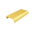 Epco DP43-B Aluminum Drawer Edge Pull, 1-7/8" CTC, 3-7/8" OA Length - Satin Brass Finish Anodized Finish