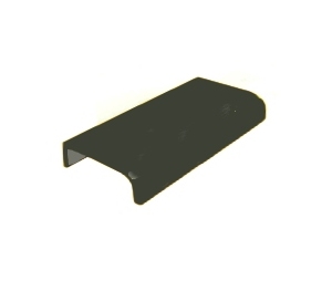 Epco DP43-BL Aluminum Drawer Edge Pull, 1-7/8" CTC, 3-7/8" OA Length - Satin Black Anodized Finish