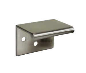 Epco DP44-SN Zinc Edge Pull, 1-1/4" CTC, 2" OA Length - Satin Nickel Finish