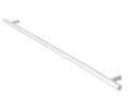 Epco BP640-SS Stainless Steel Bar Pull, 25.2" (640mm) CTC, 28.35" (720mm) OA Length