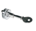 Epco G05-C Sliding Door Lock, For 1/4" Sliding Glass/Wood Doors - Bright Chrome Finish