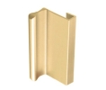 Epco GP15-B Aluminum Sliding Door Pull, 2-3/4" Length - Satin Brass Finish Anodized Finish