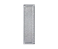Epco GP17-A Plastic Adhesive Sliding Door Pull, 2-13/16" x 13/16" x 1/8" Dimensions - Aluminum Finish