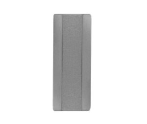 Epco GP18-C Plastic Adhesive Sliding Door Pull, 2-1/2" x 1" x 5/32" Dimensions - Clear Finish