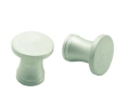 Epco GP19-A Pair of Aluminum Sliding Door Knob, 33/64" Diameter - Satin Clear Anodized Finish