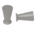 Epco GP20-A Pair of Aluminum Sliding Door Knob, 15/32" Diameter - Satin Clear Anodized Finish