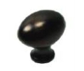 Epco KP32-ORB Zinc Knob, 0.87" (22mm) x 1.26" (32mm) Diameter - Oil Rubbed Bronze Finish