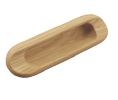 Epco WP23 Recessed Mount Wood Pull, 4-3/32" OA Length - Unfinished Oak