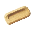Epco WP24 Recessed Mount Wood Pull, 4-1/4" OA Length - Unfinished Oak