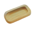 Epco WP28 Surface Mount Wood Pull, 3.78" (96mm) CTC, 4-1/2" OA Length - Unfinished Oak