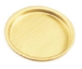 Epco WP36-DB Solid Recessed Pull, 1-13/16" Diameter, 5/32" Deep - Dull Brass Finish