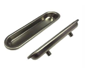 Epco WP38-DC Zinc Recessed Pull, 1-13/16" Diameter, 7/32" Deep - Dull Chrome Finish