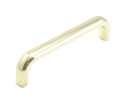Epco ZP402-96-PB Zinc Pull, 3.78" (96mm) CTC, 3/8" Diameter -Polished Brass Finish