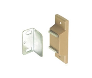 Epco 1001-T-P Magnetic Catch for Cabinet Doors, Polybagged with Strikes and Screws - Tan Color