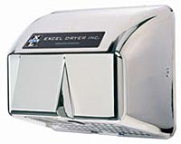 Excel R76-IC Hands Off Automatic Hand Dryer-Chrome Plated Cover-Recess Mounted
