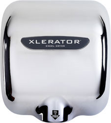 Excel XL-C Xlerator Automatic Hand Dryer-Chrome Plated Cover-Surface Mounted