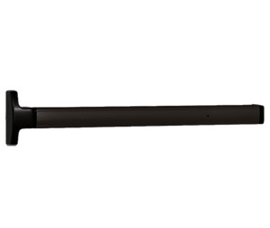 DOR-O-MATIC 1690EO 36IN DC13 Grade 1 Concealed Vertical Rod Panic Device, for 36" Wide Doors, Narrow Stile Pushpad, Dark Bronze
