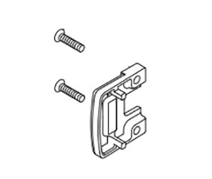 Falcon 600310 313AN 24 Pushbar Endcap Kit, Anodized Duranodic