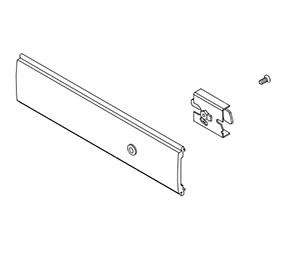 Falcon 650192 US26D 4' Hex Dogging Kit, Satin Chromium