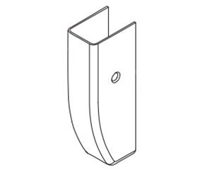 Falcon 650202 US26D Latch Case Cover, Satin Chromium