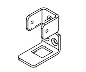 Falcon 650387 Bottom Bolt Guide