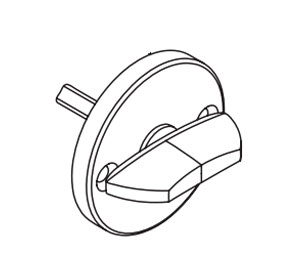Falcon AS76319 613 Thumbturn Only for MA521 Locks