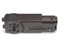 Falcon OHC100A S105 EL-DP 695 Overhead-Concealed Door Closers with Hold Open Option and Standard 105° Cylinder-  Dark Bronze Painted