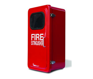 Brooks FGC26 Fiberglass Fire Extinguisher Cabinet - 9 3/4" Depth