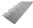 MCA FKP829-N Flame Diamond Kick Plate 8'' x 29.33'' 