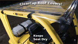Forklift Training CC1013 35x38.5 CLEARCAP™ Forklift Roof Cover - 35"W x 38.5"L