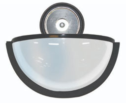 Forklift Training  DOMEM-1-D - Forklift Rear View Mirror - 9" Dome Mirror with Magnet Arm Mount