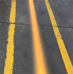 Forklift Training EL-150 B 53 A <25 ECO Lines™ 150 Virtual Line LED Projector - 53 Degree Average Lighting Up to 25 - Blue