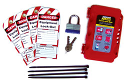 Forklift Training LOCKBOX-C Forklift Lock-Out Box Kit