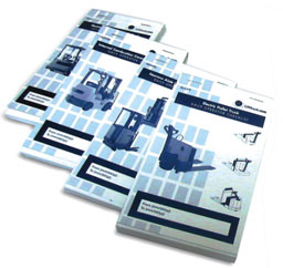 Forklift Training RCADD(CB) Checklist Caddy Pre-Operational Forklift Inspection Book - Sit Down Propane Forklift - Replacement Books 