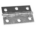 Selby FRPB666ZP-2-1/2NS Bright Zinc Cabinet Butt Hinge - 1 Each