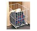 Knape&Vogt FYH12-15-W 14-5/8"H White Wire Pull-Out Hamper/ Basket 40 Qts. - 1 Pc.