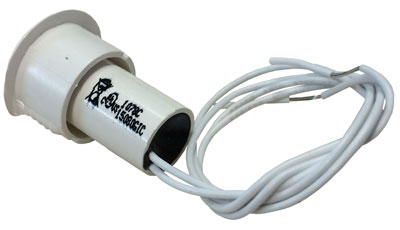 Recessed Magnetic Steel Door Contact w/ Wire Leads