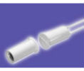 GE Security 1125-N Recessed Stubby Press Fit Contact with Wire Leads, White