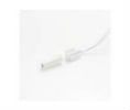 GE Security 1275-N Recessed Wing Fit Magnetic Contact with Wire Leads, 3/8" Diameter, 1/2" Gap Size, Closed Loop, White