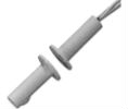 GE Security 1072-N Recessed Contact 3/8" Dia White - 1/2" Gap