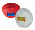 Gentex GCCB24PCW Low Profile Ceiling Mount Blue Lens Horn/Strobe - White Faceplate