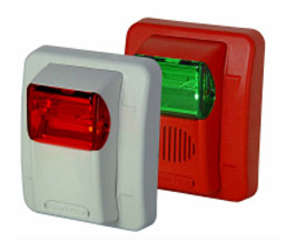 Gentex GEC324WR Commander Low Profile Evacuation Horn/Strobe - Wall Mount - Red