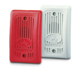 Gentex GX93W Low Current Mini Horn w/Terminal Block - White